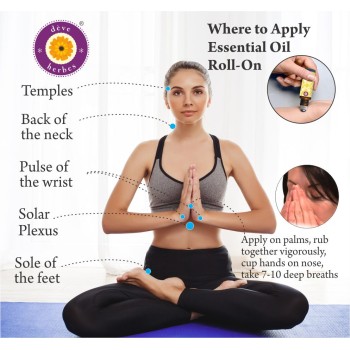 Deve Herbes Bergamot Essential Oil (Citrus bergamia) Pre Diluted Blend 10ml