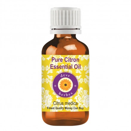 Pure Citron Essential Oil (Citrus medica) 100% Natural Therapeutic Grade Steam Distilled