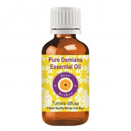 Pure Damiana Essential Oil (Turnera diffusa) 100% Natural Therapeutic Grade Steam Distilled