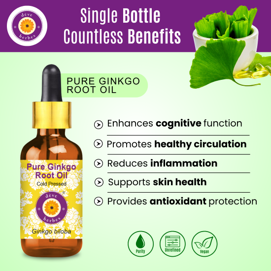 Pure Ginkgo  Root Oil