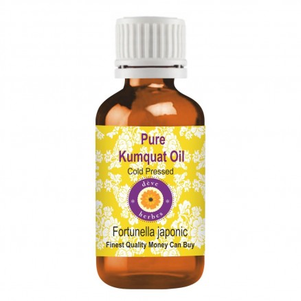 Pure Kumquat Oil (Fortunella japonic) 100% Natural Therapeutic Grade Cold Pressed