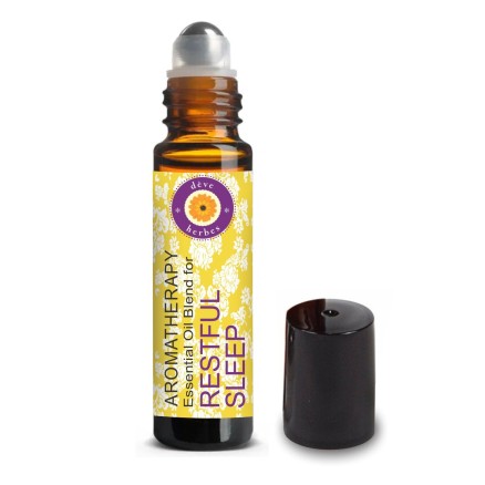 RESTFUL SLEEP - Aromatherapy Essential Oil Blend of Pure Clary Sage, Sweet Wormwood,  Vetiver, Marjoram, Lavender & Geranium Essential Oils