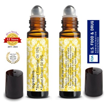 Bergamot Essential Oil Pre Diluted Roll-on Blend