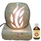   Electric Aroma Diffuser Ceramic - Milano (With 25ml Lemongrass oil)